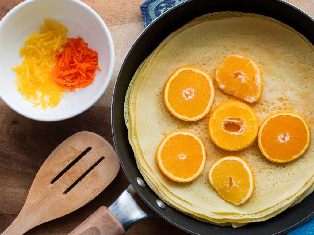 Recette des crêpes suzette traditionnelle et facile